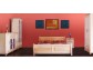 Moderná spálňa z masívu - prírodná farba