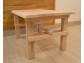 Záhradný stôl z dreva - bez povrchovej úpravy 