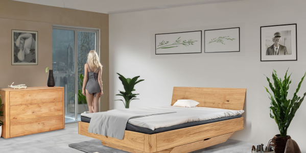 Postele z masívneho dreva